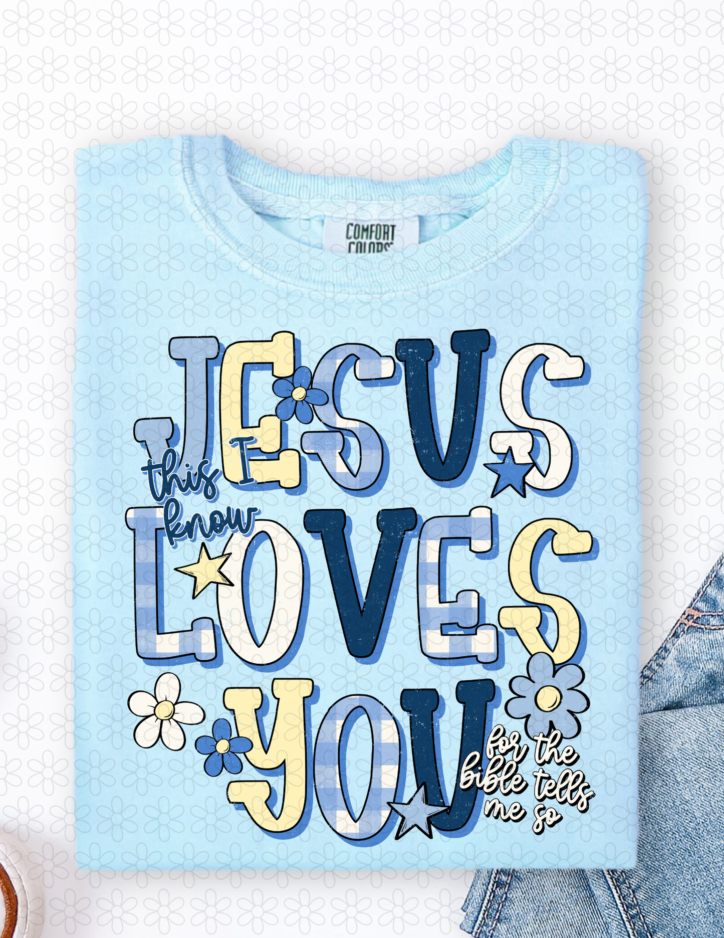 JESUS LOVES YOU DTF Transfer