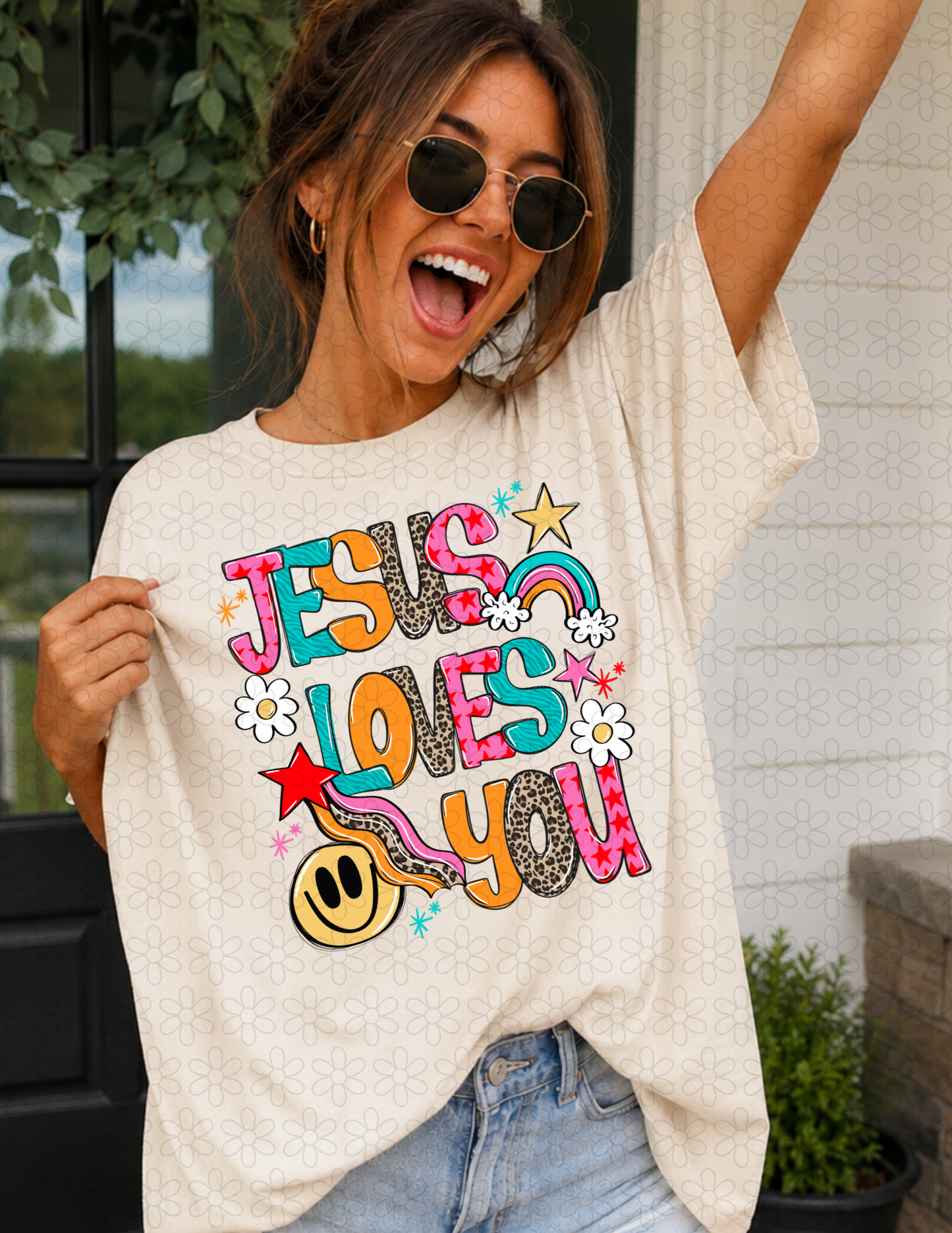 JESUS LOVES YOU DTF Transfer