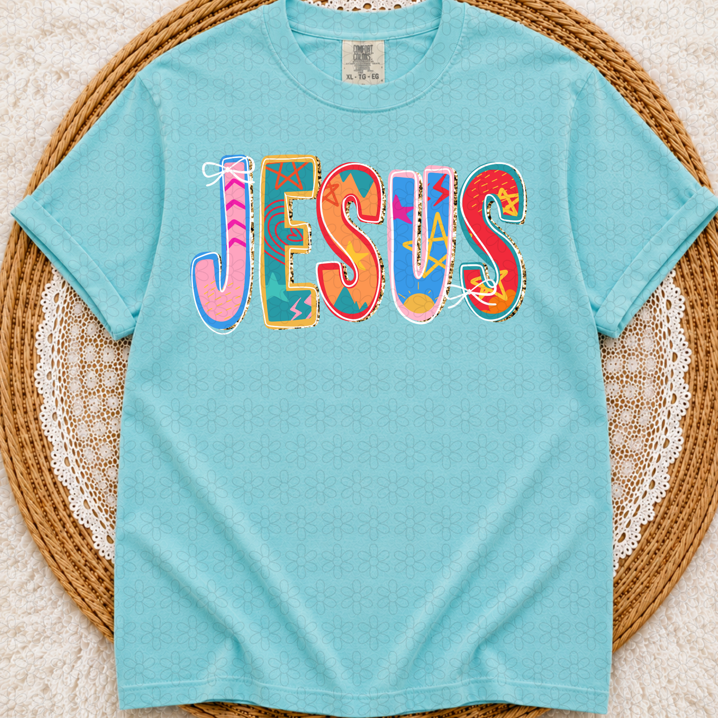 Jesus DTF Transfer