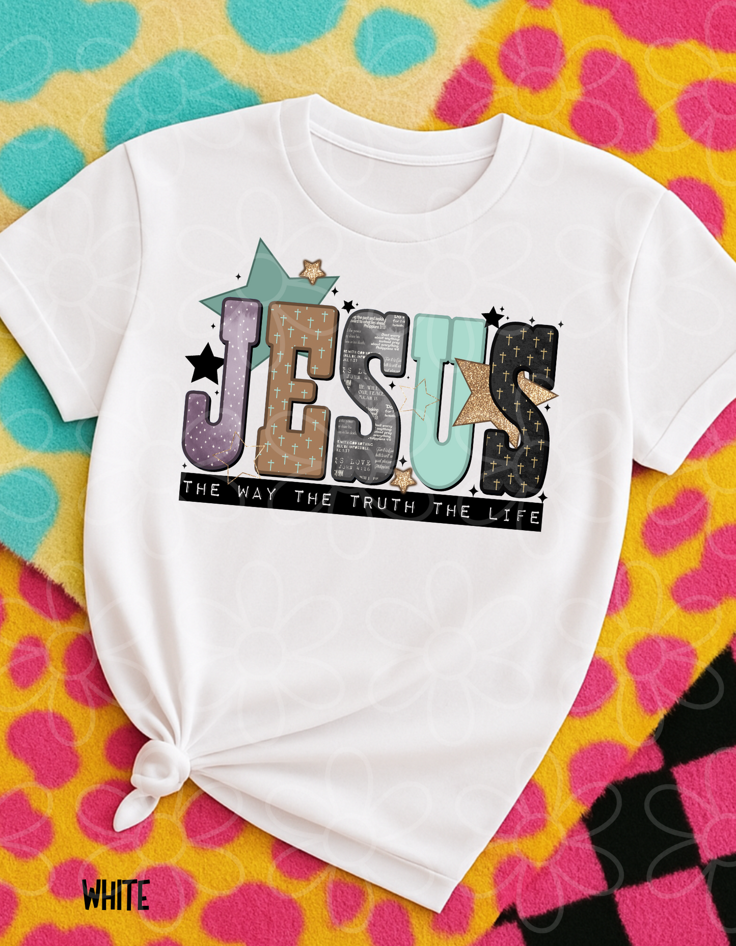 Jesus The Way The Truth The Life Kids Completed Tee