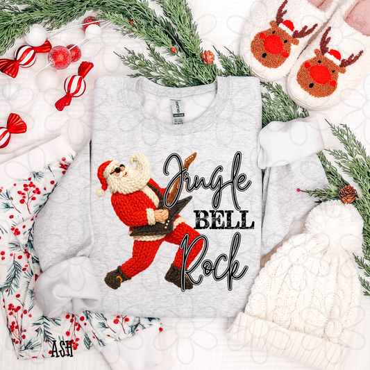 Jingle Bell Rock Santa Kids Completed Tee