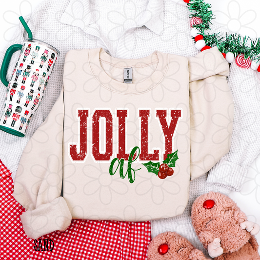 Jolly AF Distressed DTF Transfer