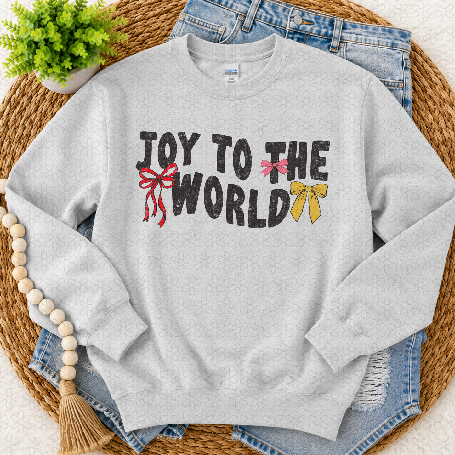 Joy to the world DTF Transfer