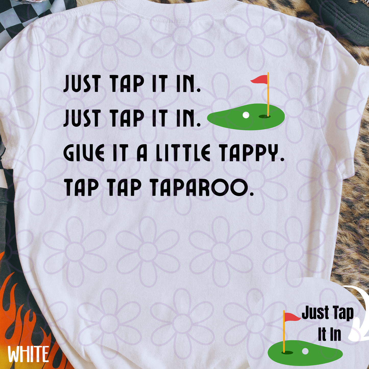 Just Tap It In Golf Kids Completed Tee