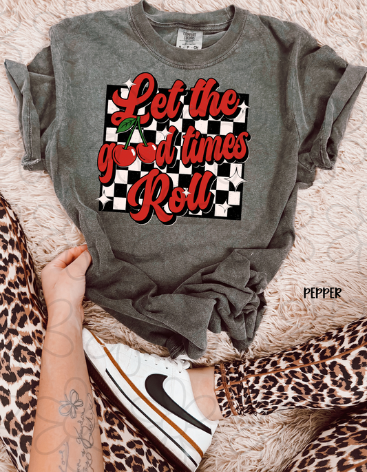Let The Good Times Roll Kids Completed Tee