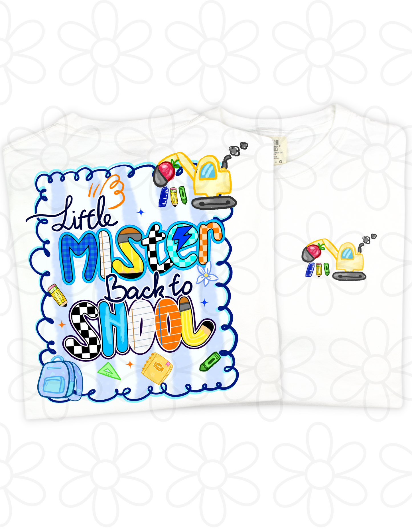 Little Mister Back To School DTF Transfer