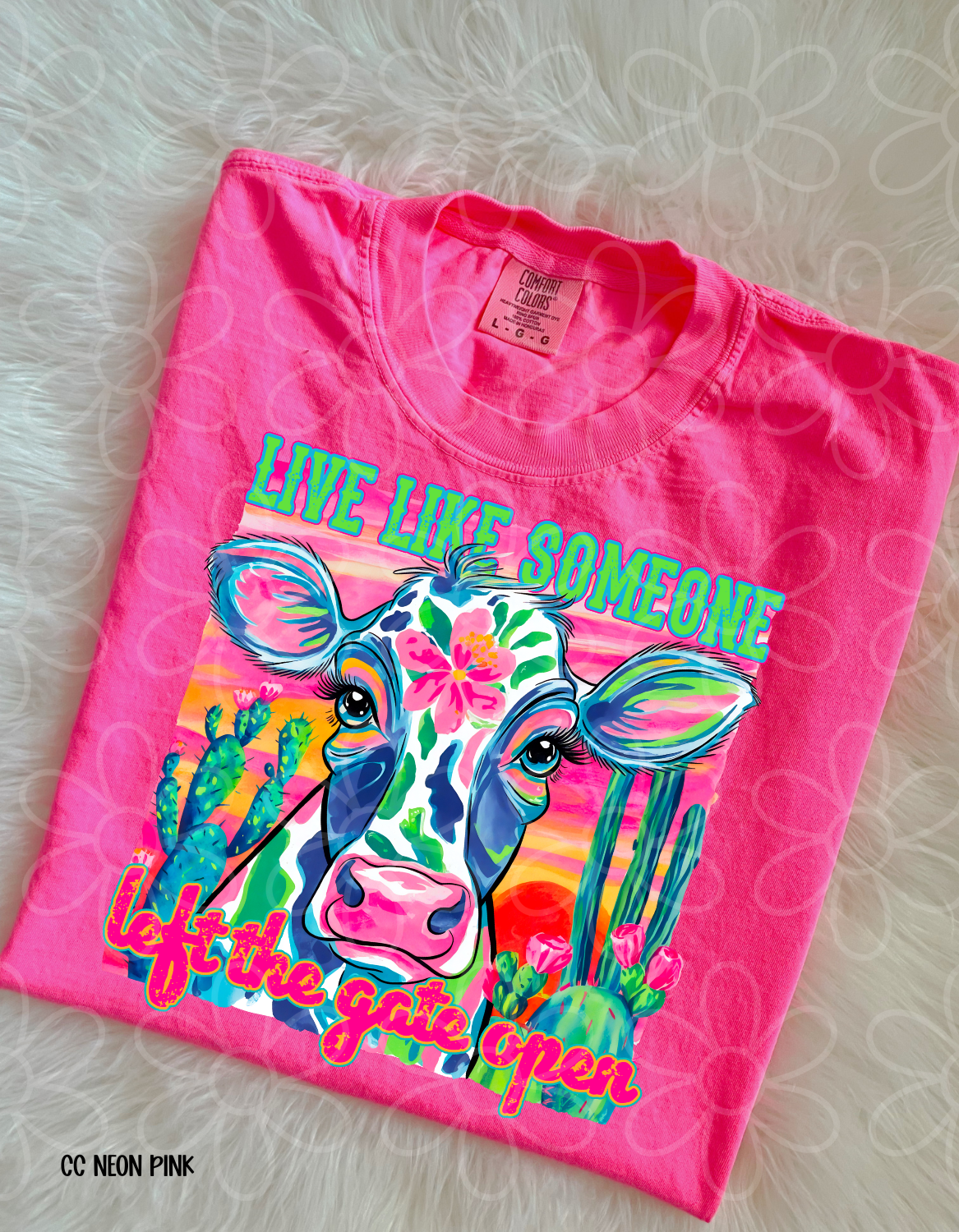 Live Like Someone Left The Gate Open Completed Tee
