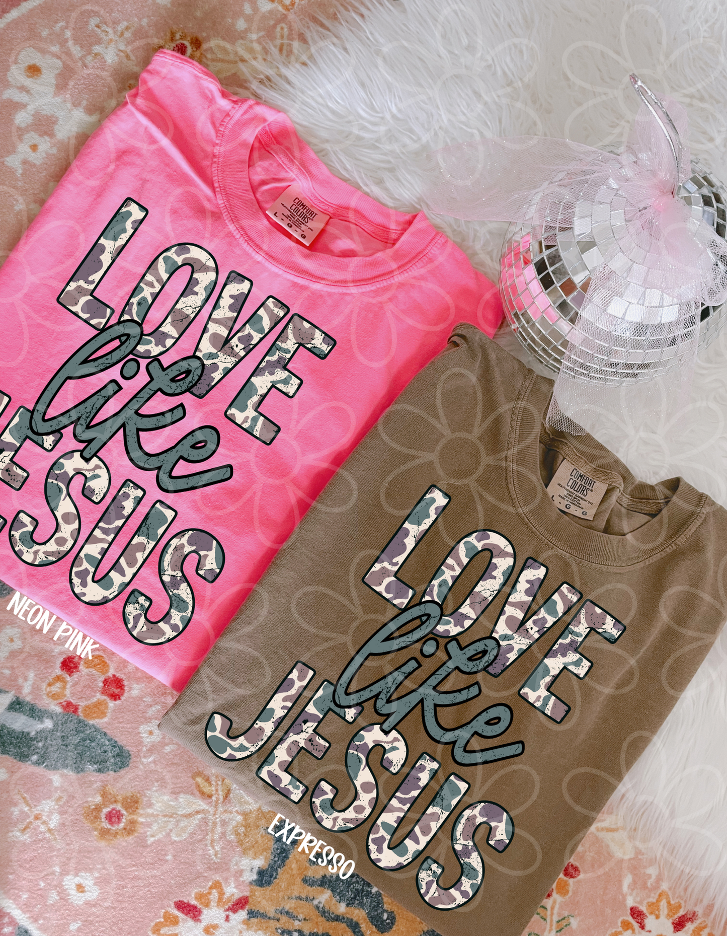 Love Like Jesus Camo DTF Transfer