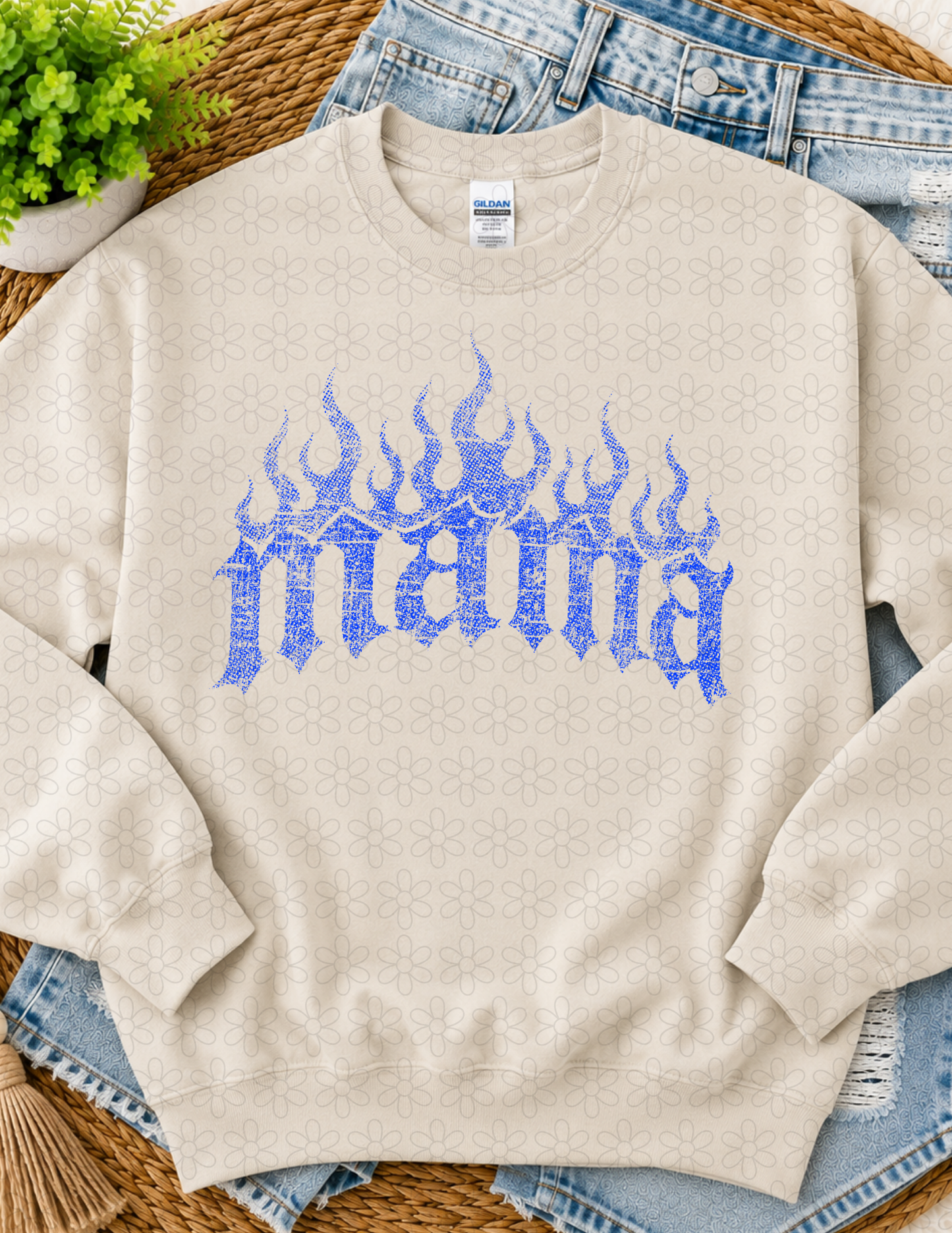 Mama Flame (Multiple Colors) DTF Transfer