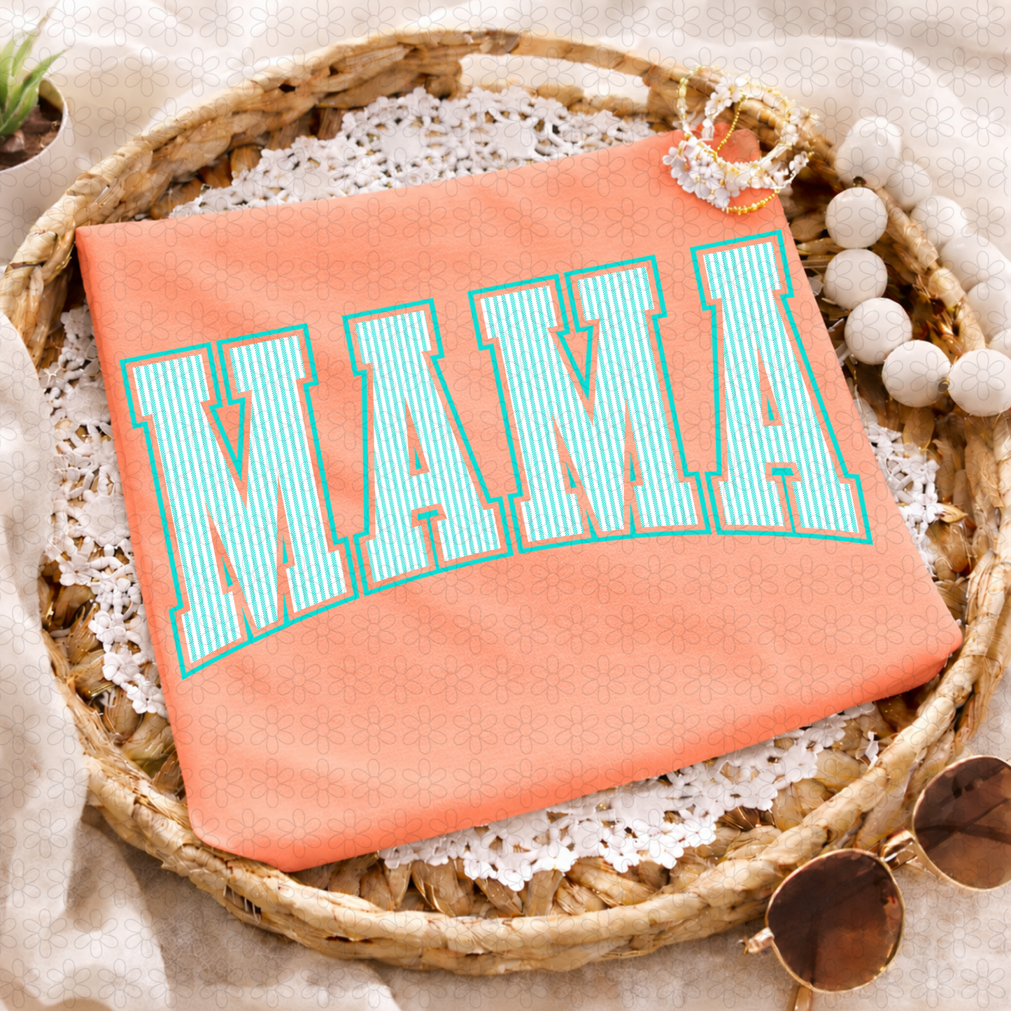 Mama Seersucker (Multiple Color Options) DTF Transfer