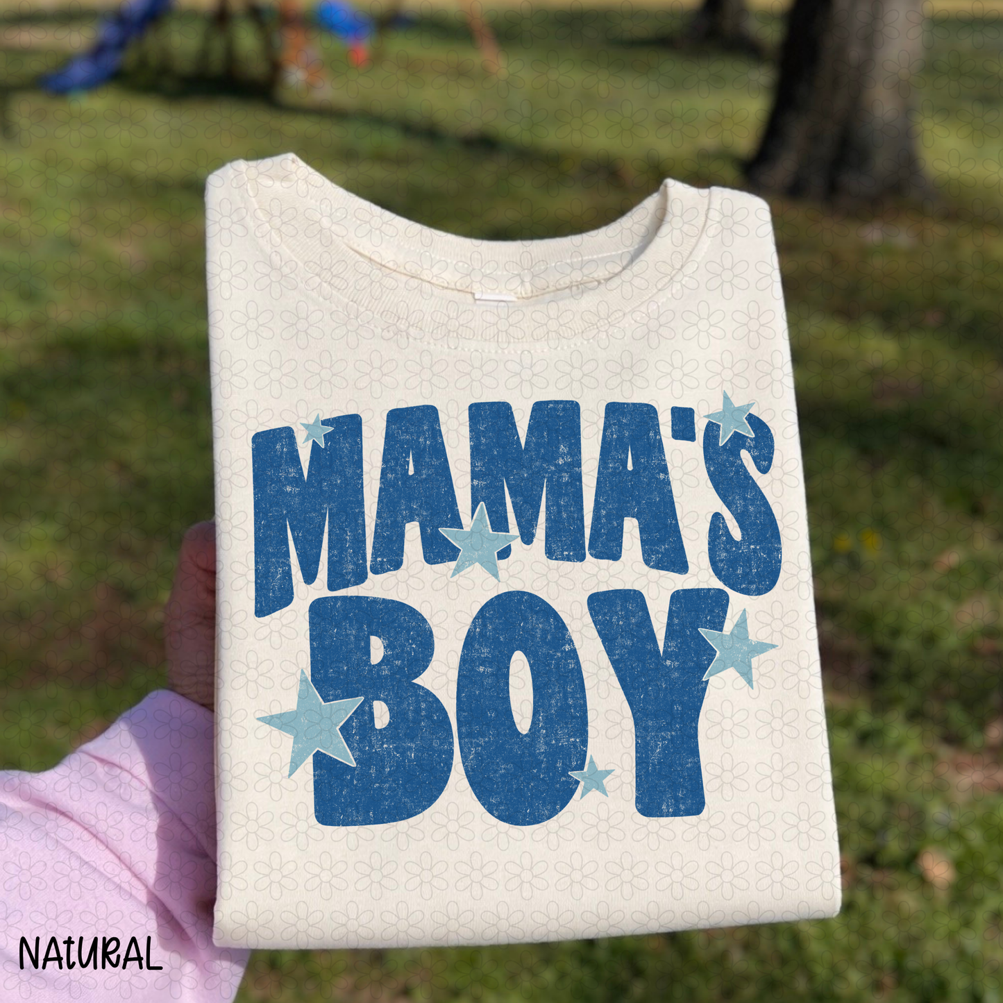 Mama's Boy-Blue DTF Transfer