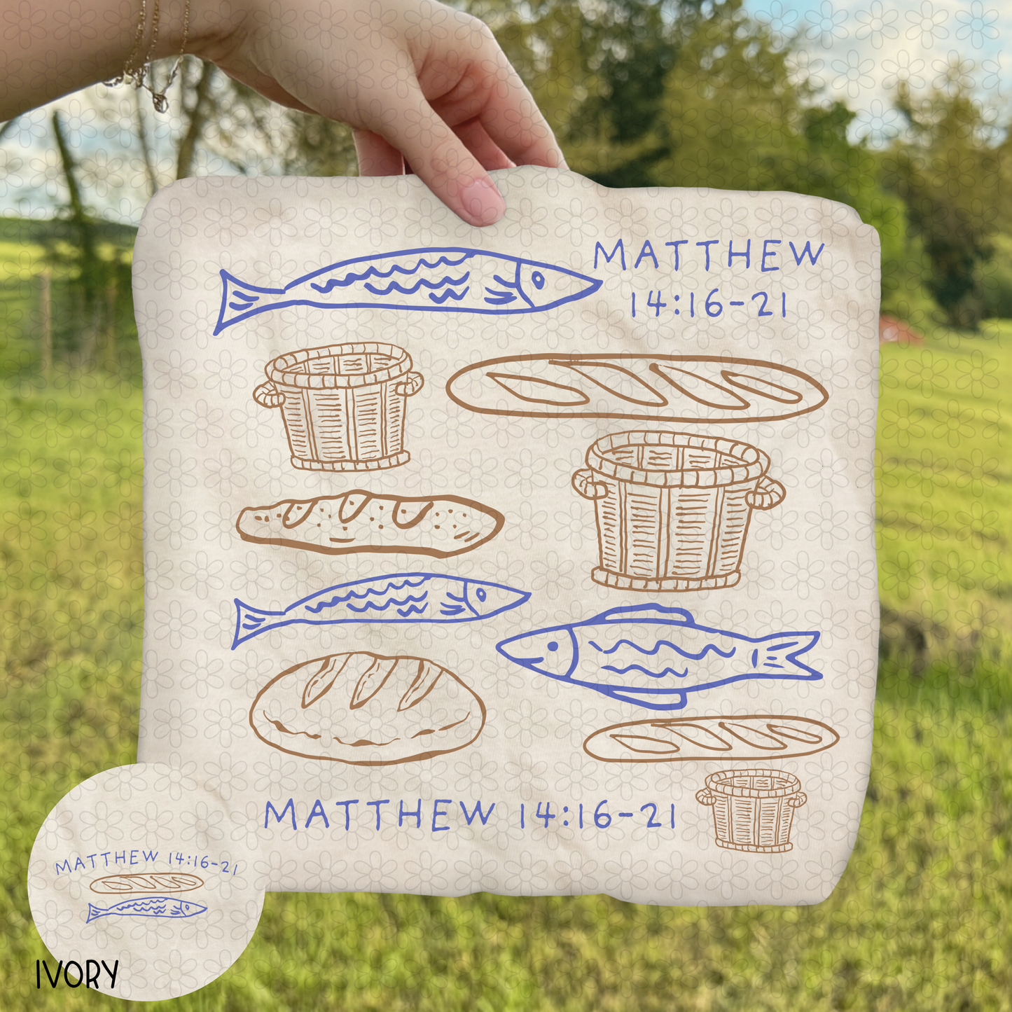 Matthew 14:16-21 DTF Transfer