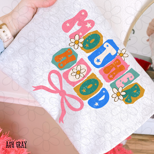 Motherhood Colorful Ransom Flowers DTF Transfer