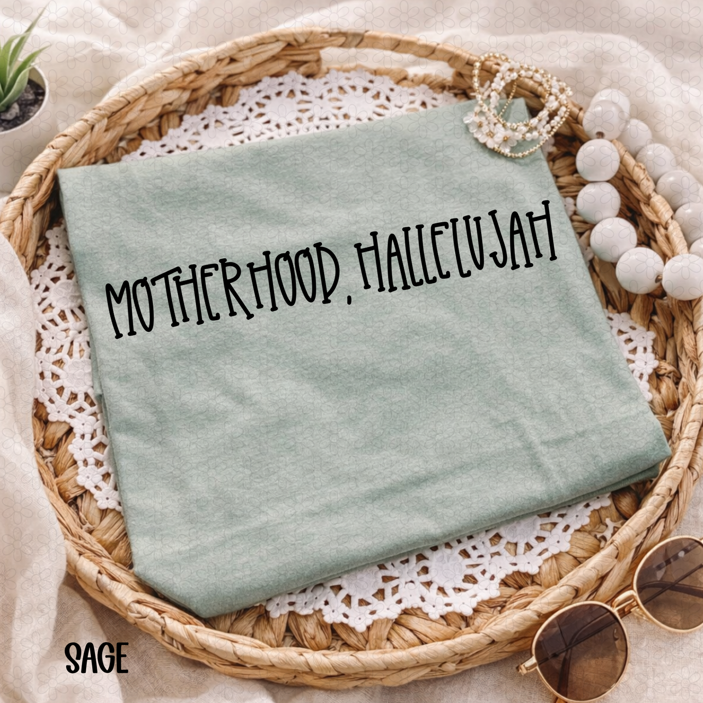 Motherhood, Hallelujah (Multiple Color Options) DTF Transfer