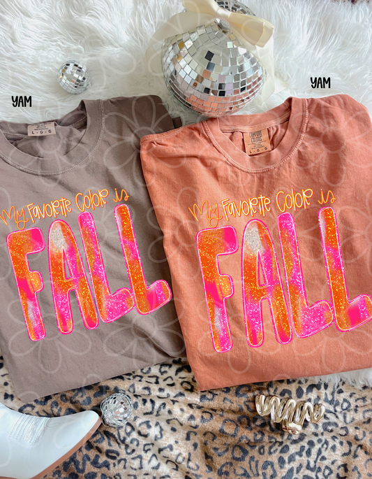 My Favorite Color Is Fall DTF Transfer