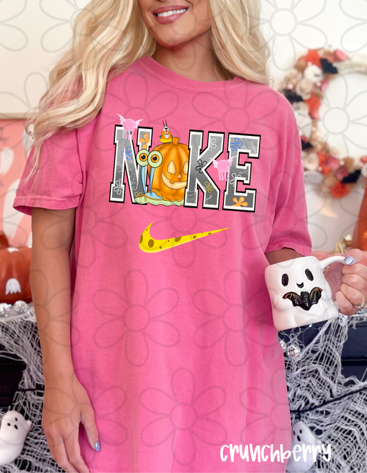 Nke Spongebob Halloween DTF Transfer