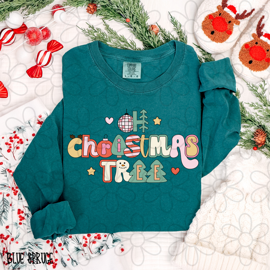 Oh Christmas Tree Disco Ball DTF Transfer