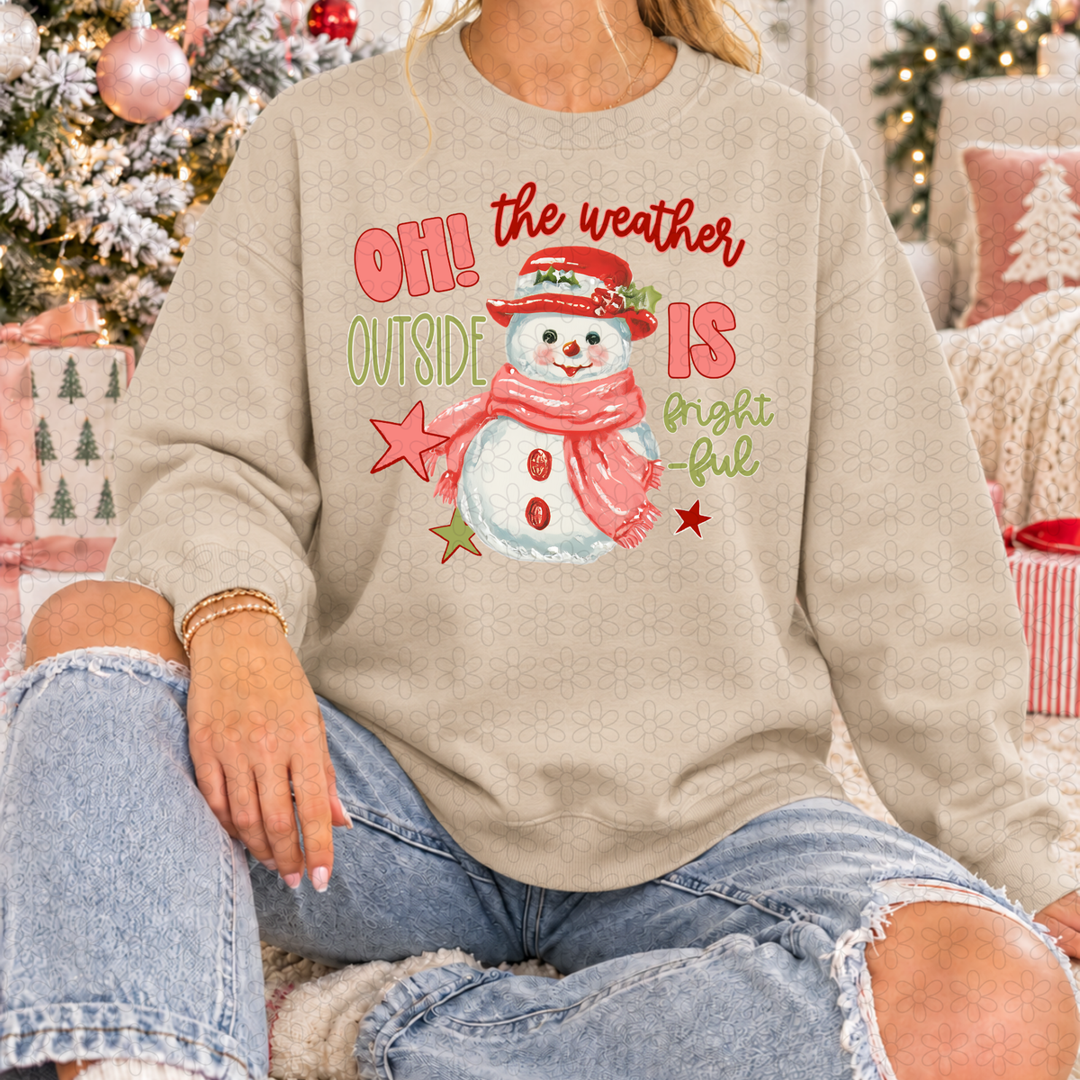 Oh the weather outside is frightful DTF Transfer