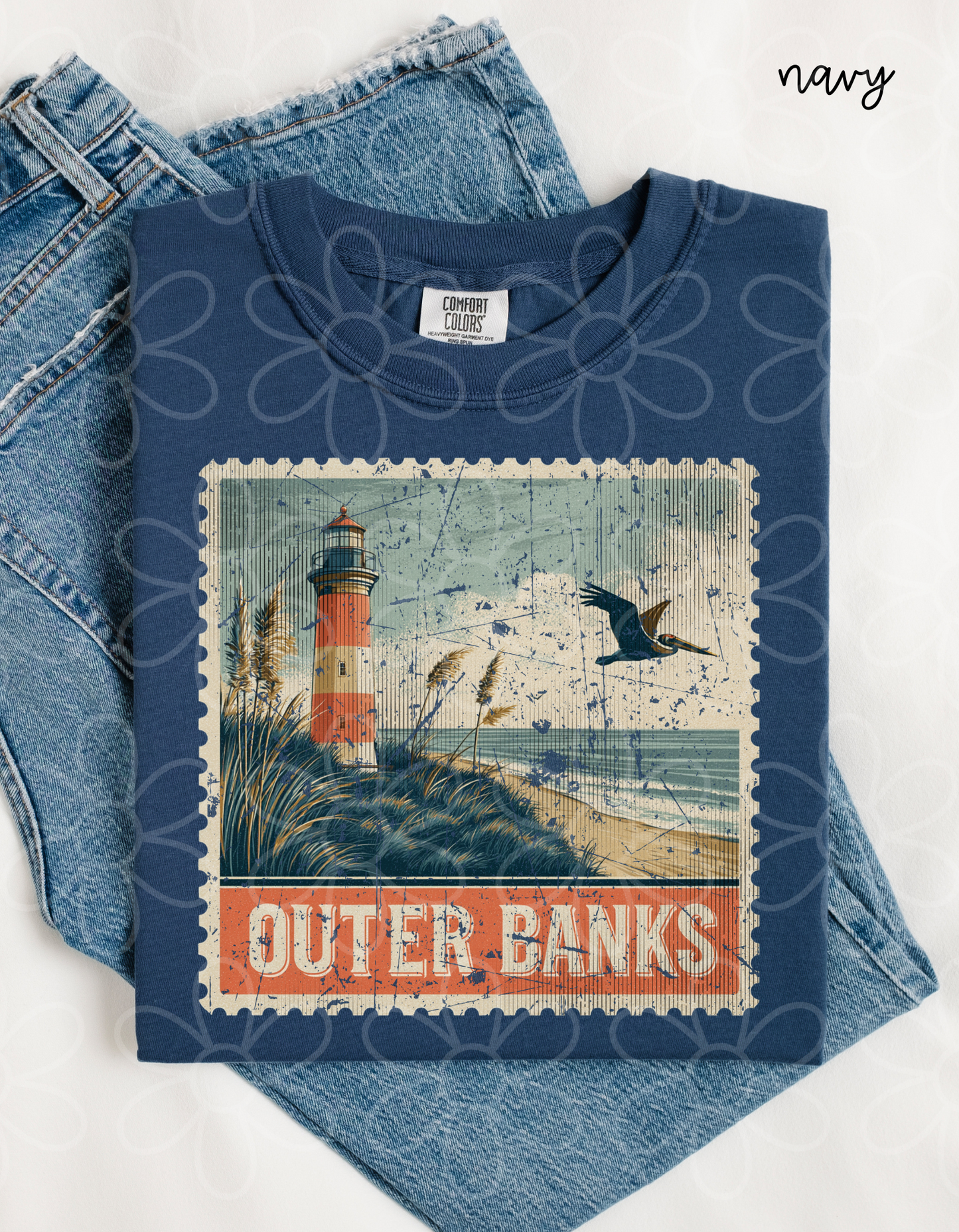 Distressed Beach Stamps (Multiple Options) DTF Transfer
