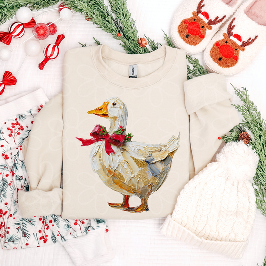 Painted Goose Completed Tee