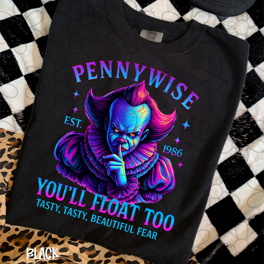Pennywise You'll Float Too Kids Completed Tee