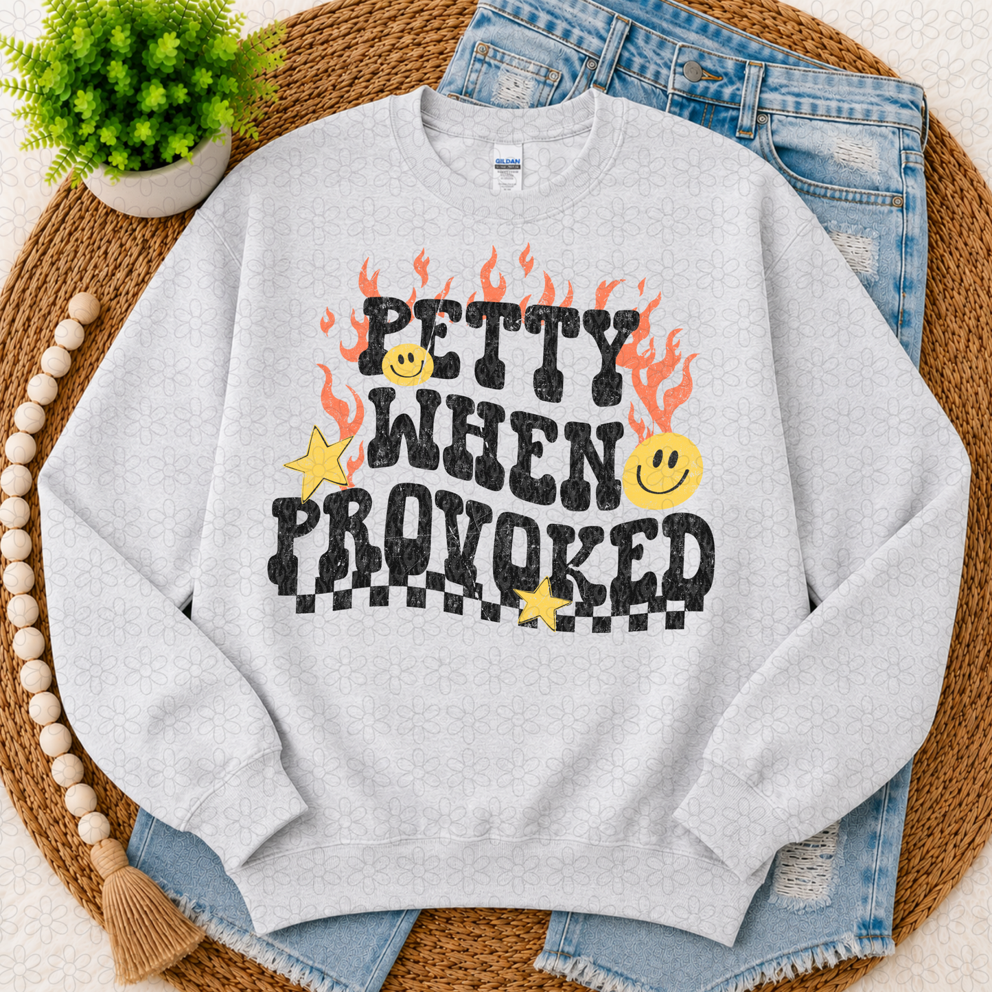 Petty when Provoked DTF Transfer
