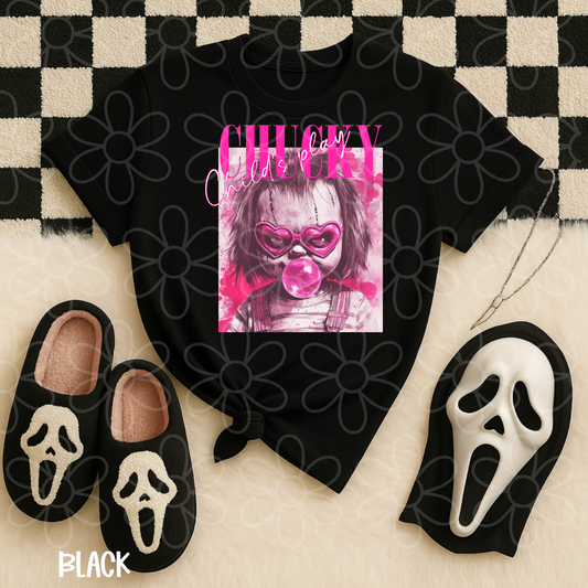 Pink Monster Frankenstein Kids Completed Tee