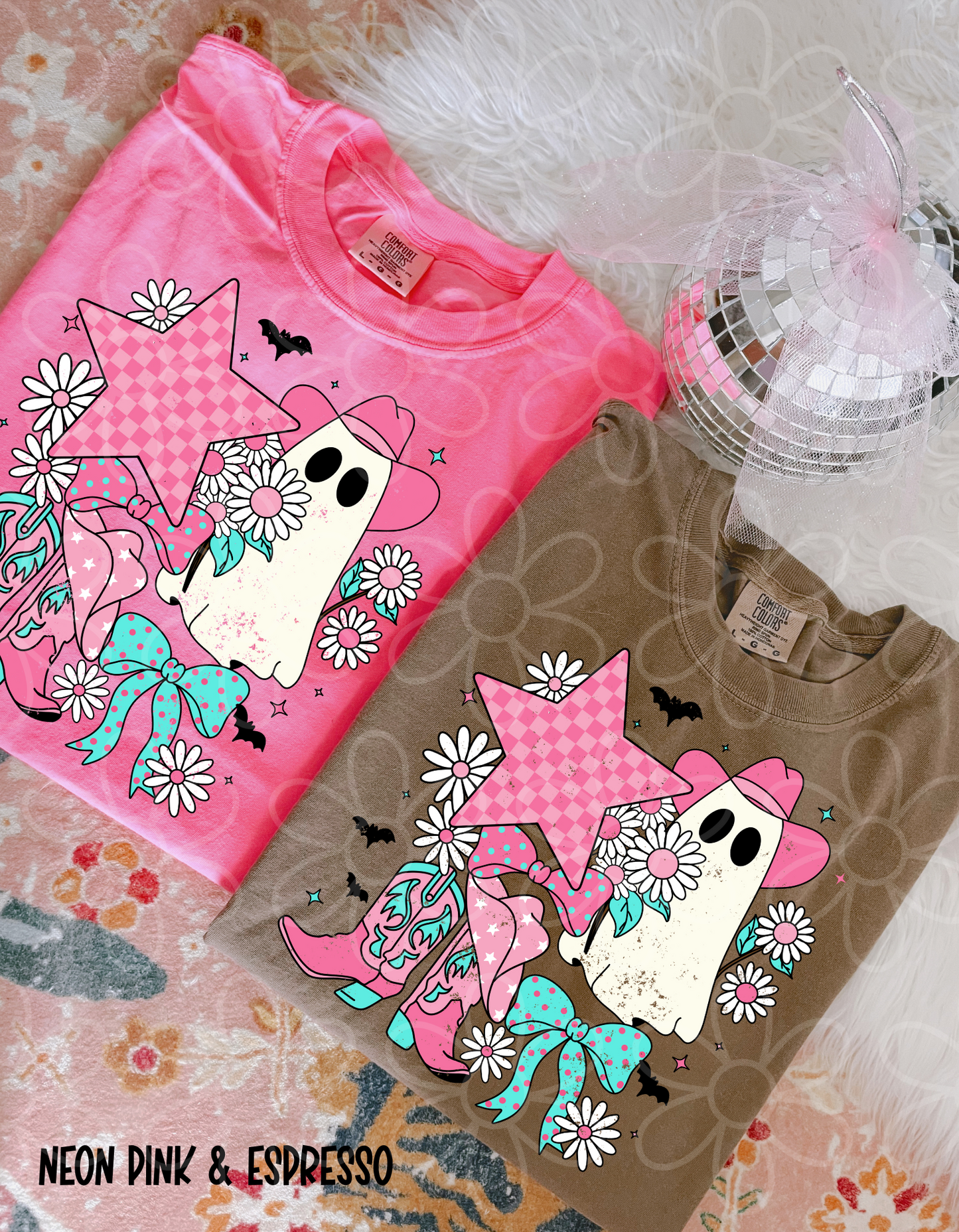 Pink Cowgirl Ghost DTF Transfer
