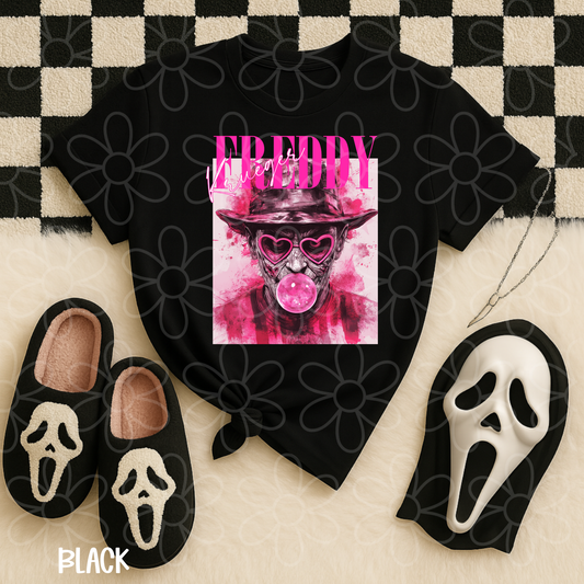 Pink Freddy Krueger DTF Transfer