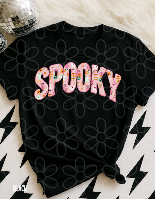 Pink Spooky Completed Tee