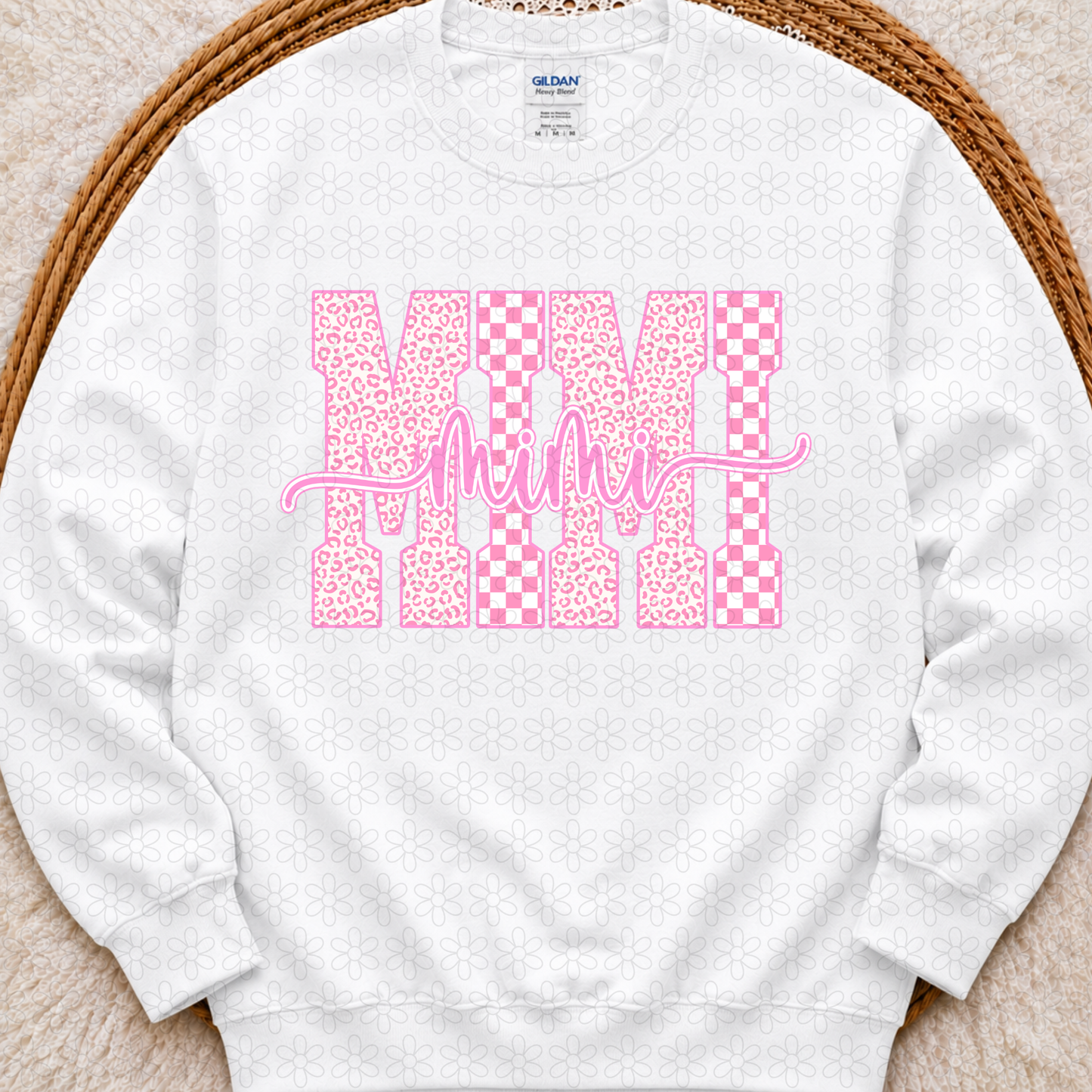 Pink Checkered Titles (Multiple Options) DTF Transfer