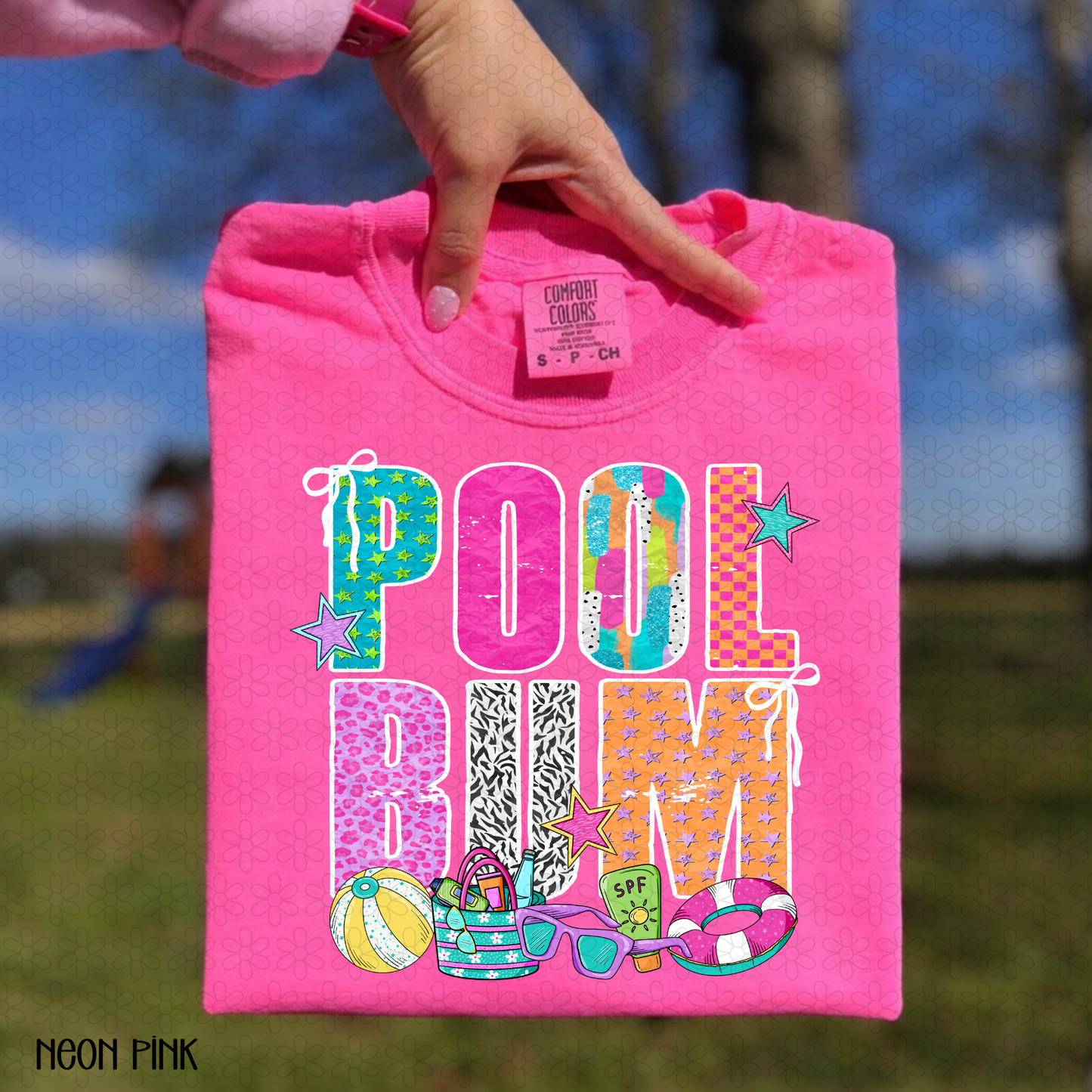 Pool Bum Brights DTF Transfer