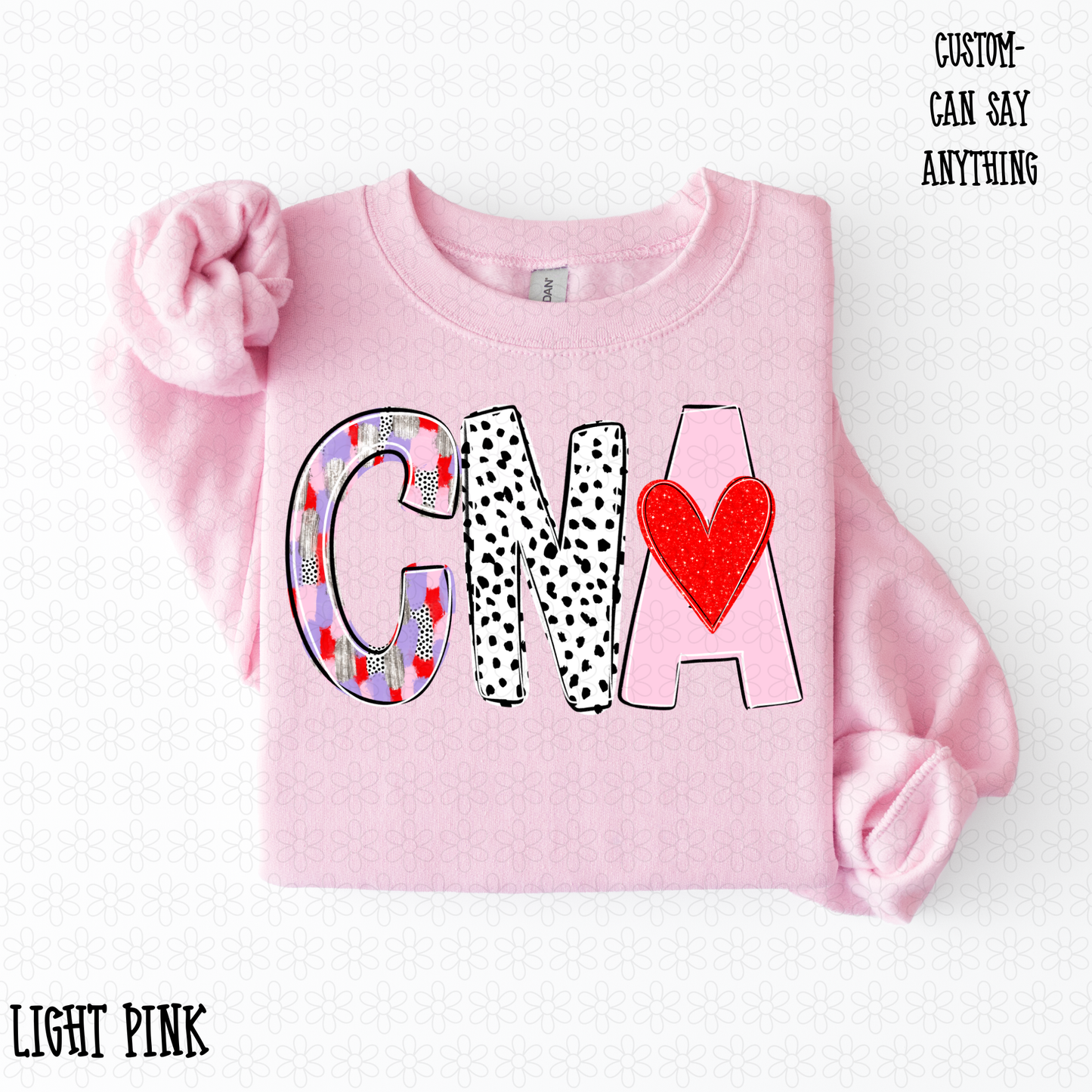 Preppy Valentines Custom Name DTF Transfer