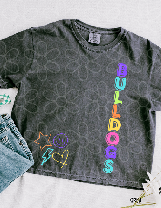 Rainbow Bulldogs Kids Completed Tee