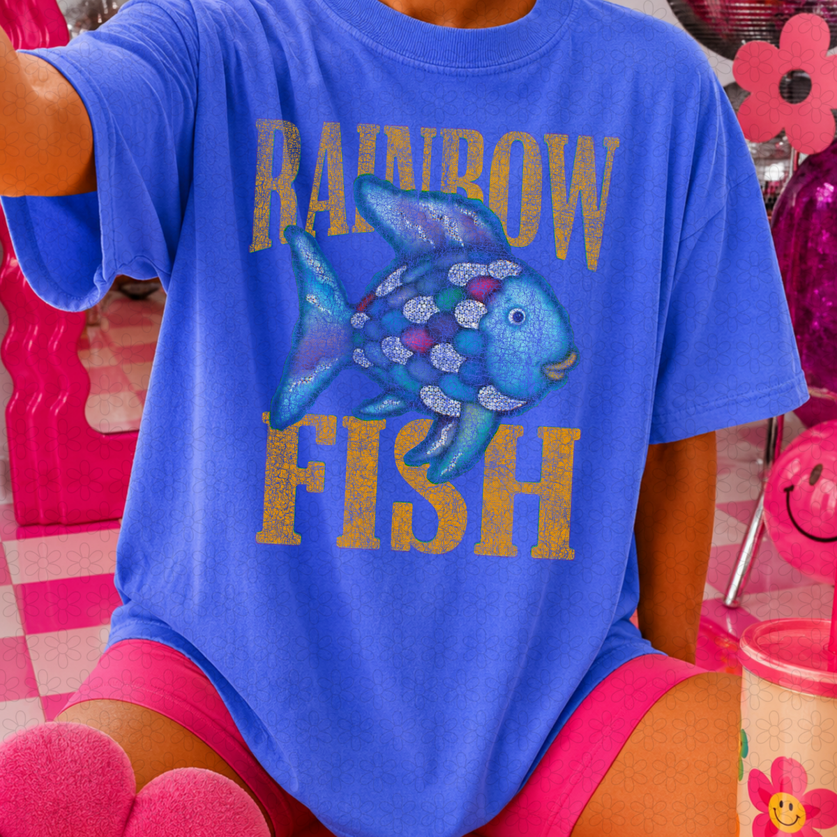 Rainbow Rish DTF Transfer