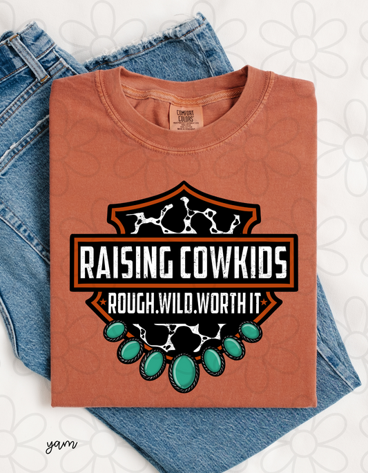 Raising Cowkids Completed Tee