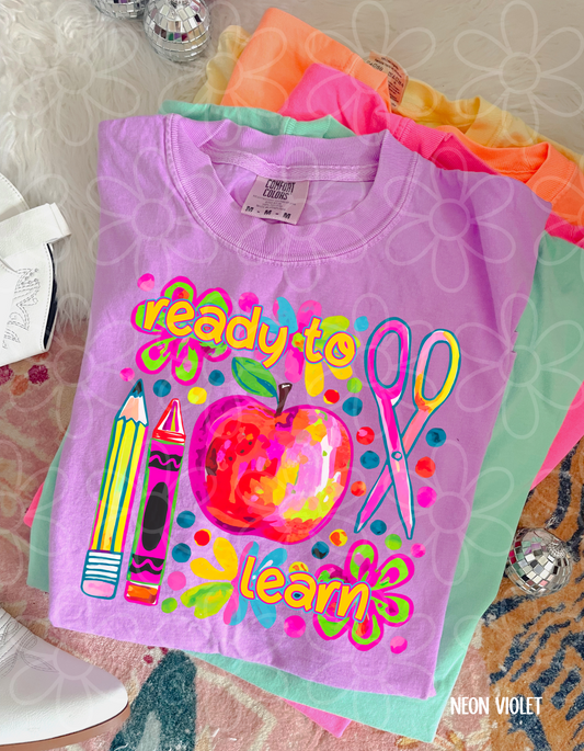 Ready To Learn Kids Completed Tee