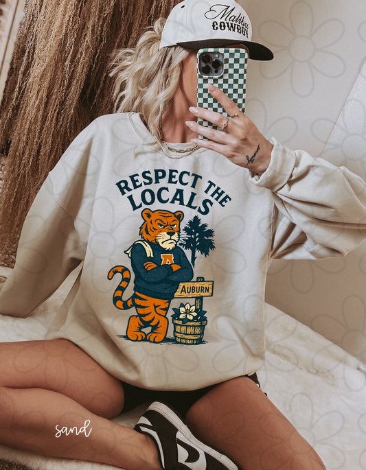 Respect The Locals Teams (Multiple Options) DTF Transfer