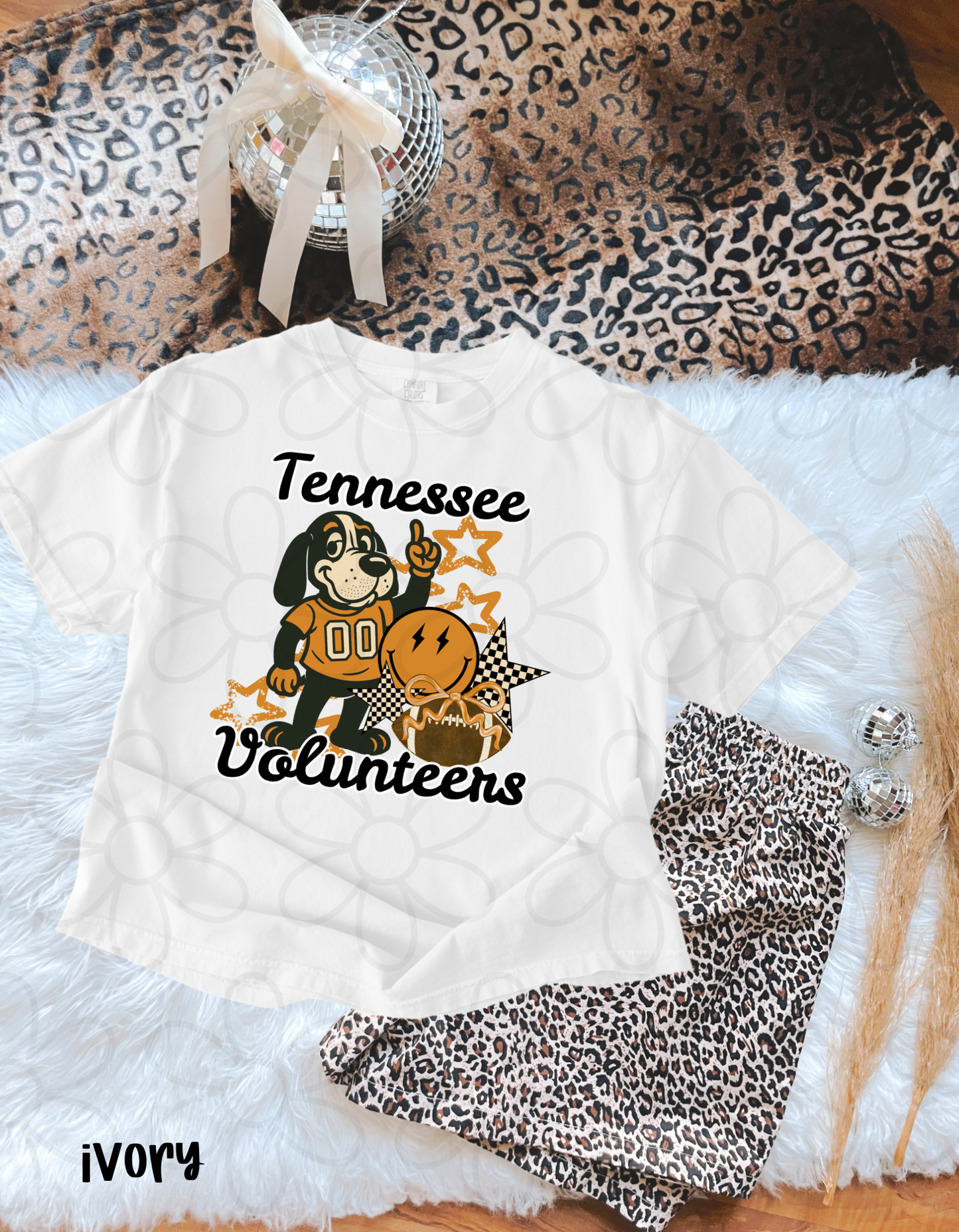 Retro Smiley Sports Teams (Multiple Options) Kids Completed Tee
