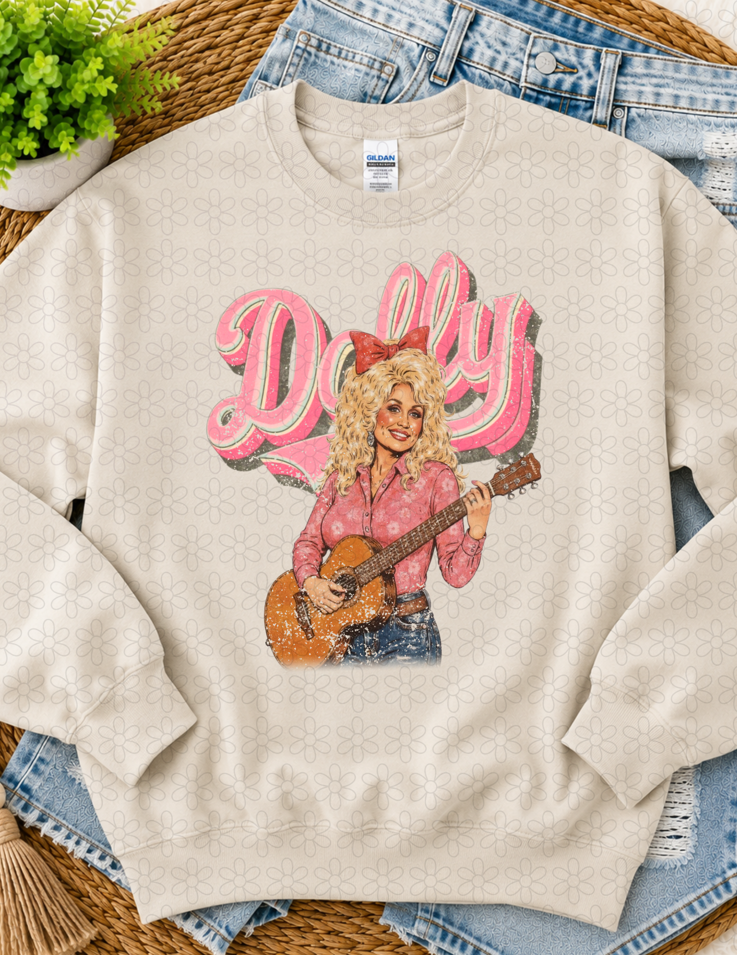 Retro Dolly DTF Transfer