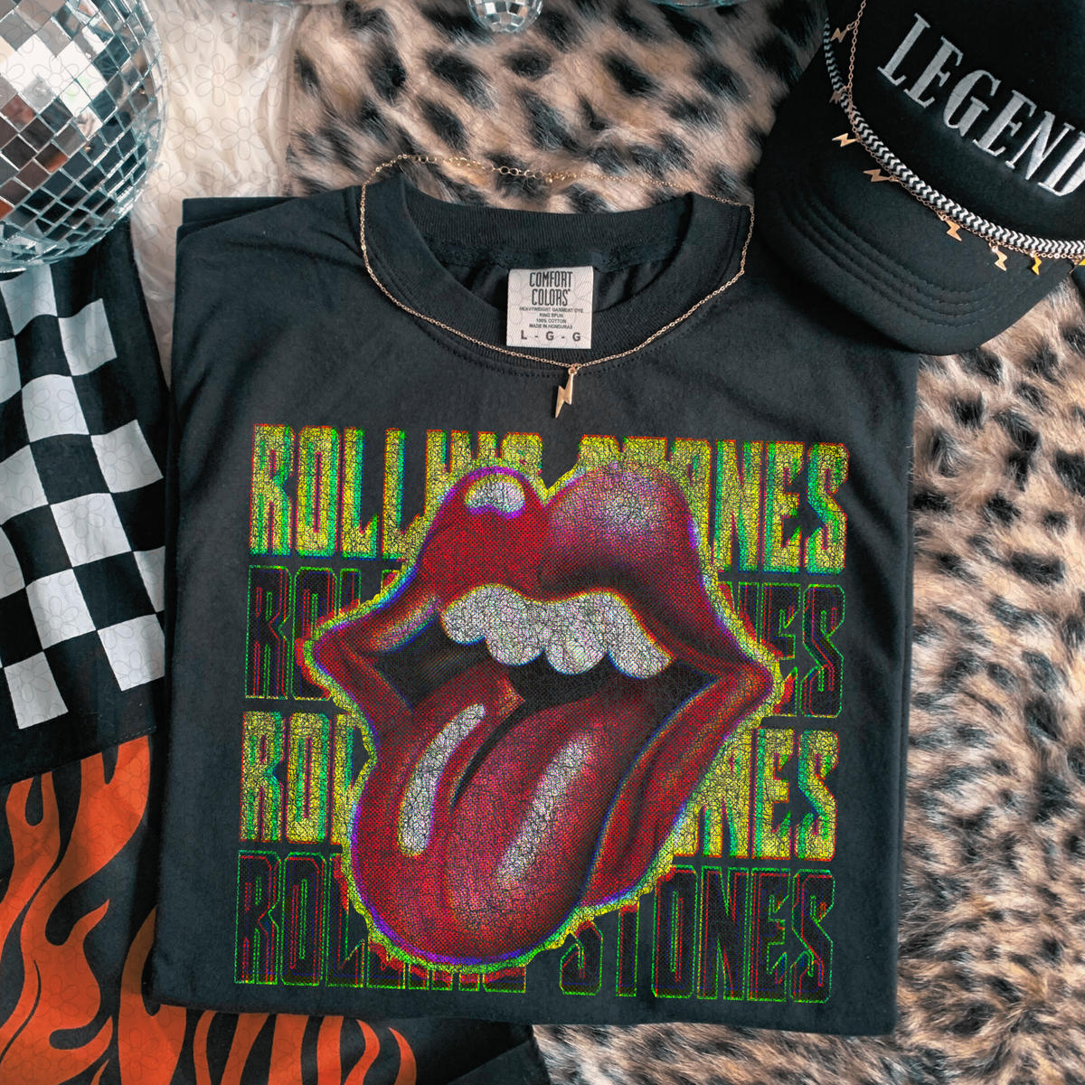 Rolling Stones DTF Transfer