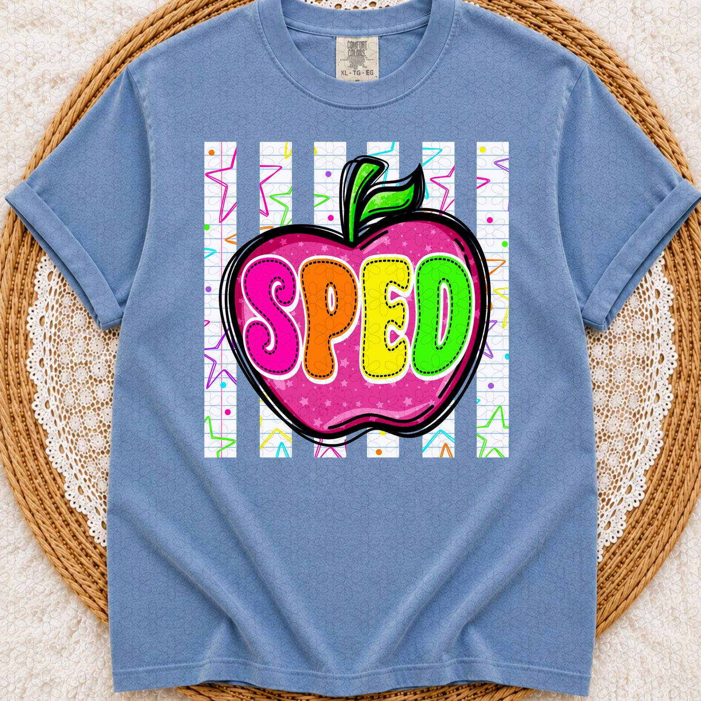 Title Apple (Multiple Options) DTF Transfer