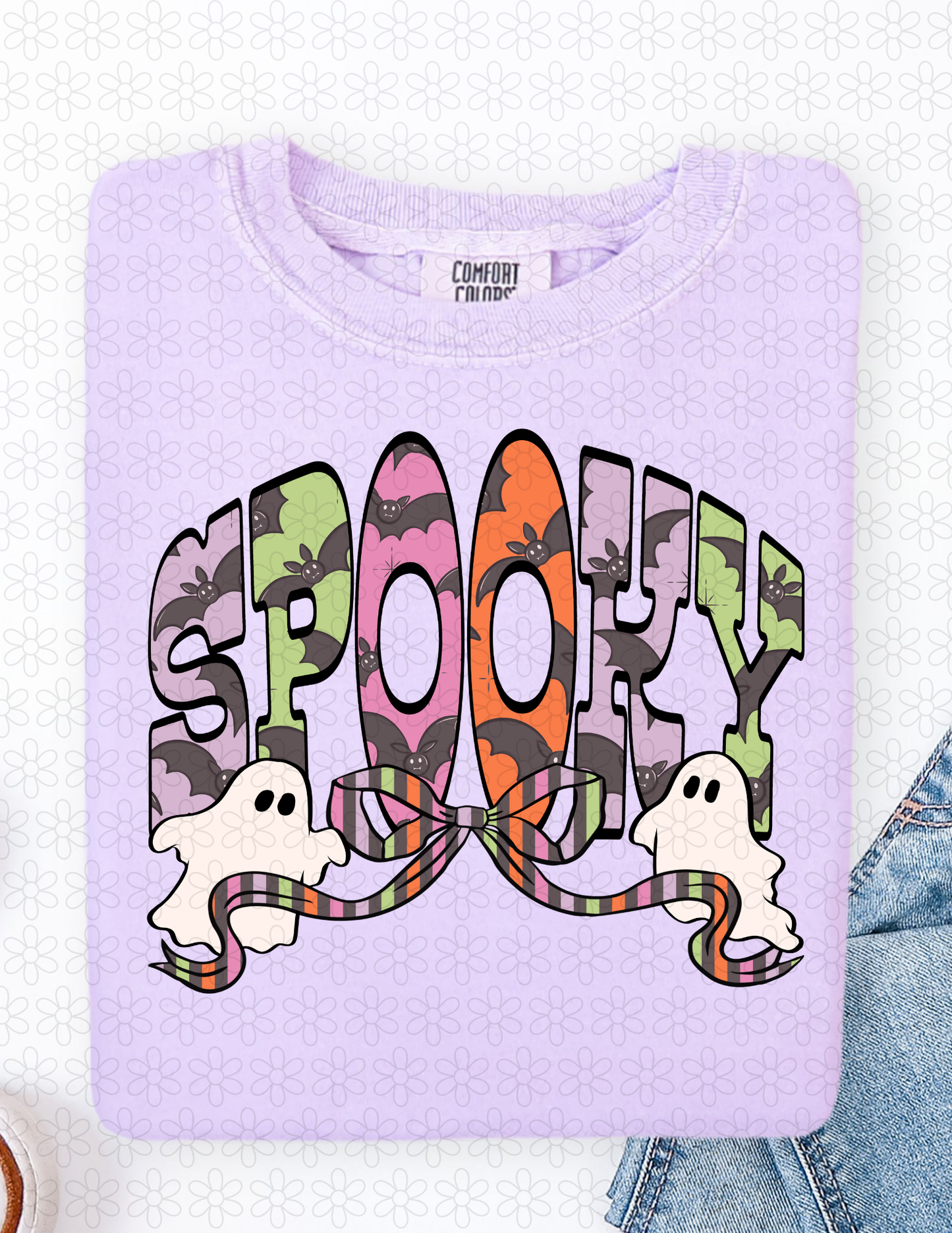 SPOOKY GHOST DTF Transfer