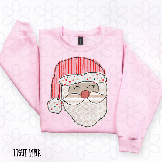 Santa Stripes Polka Dots DTF Transfer