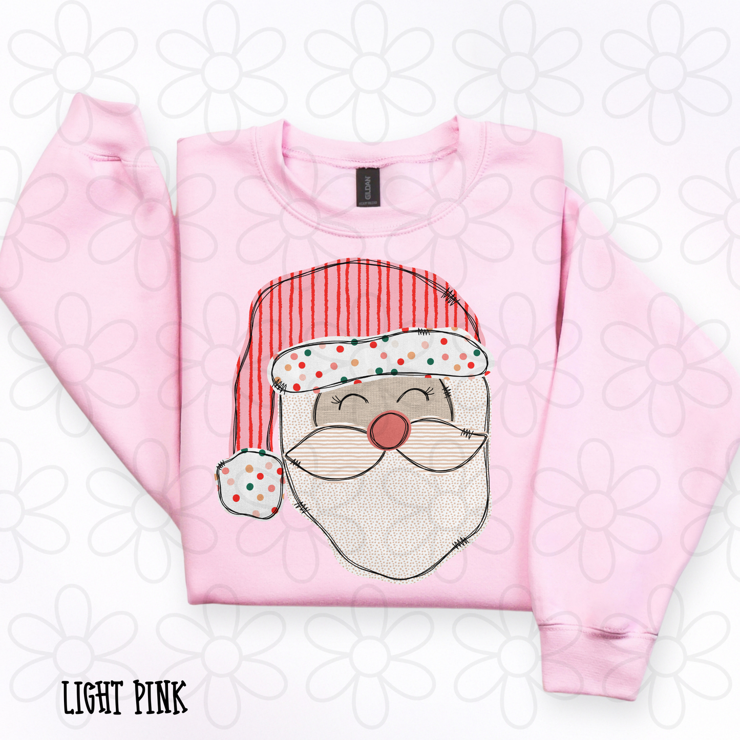 Santa Stripes Polka Dots Kids Completed Tee