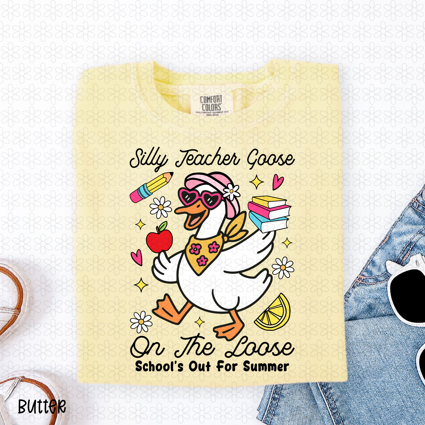 Silly Teacher Goose DTF Transfer