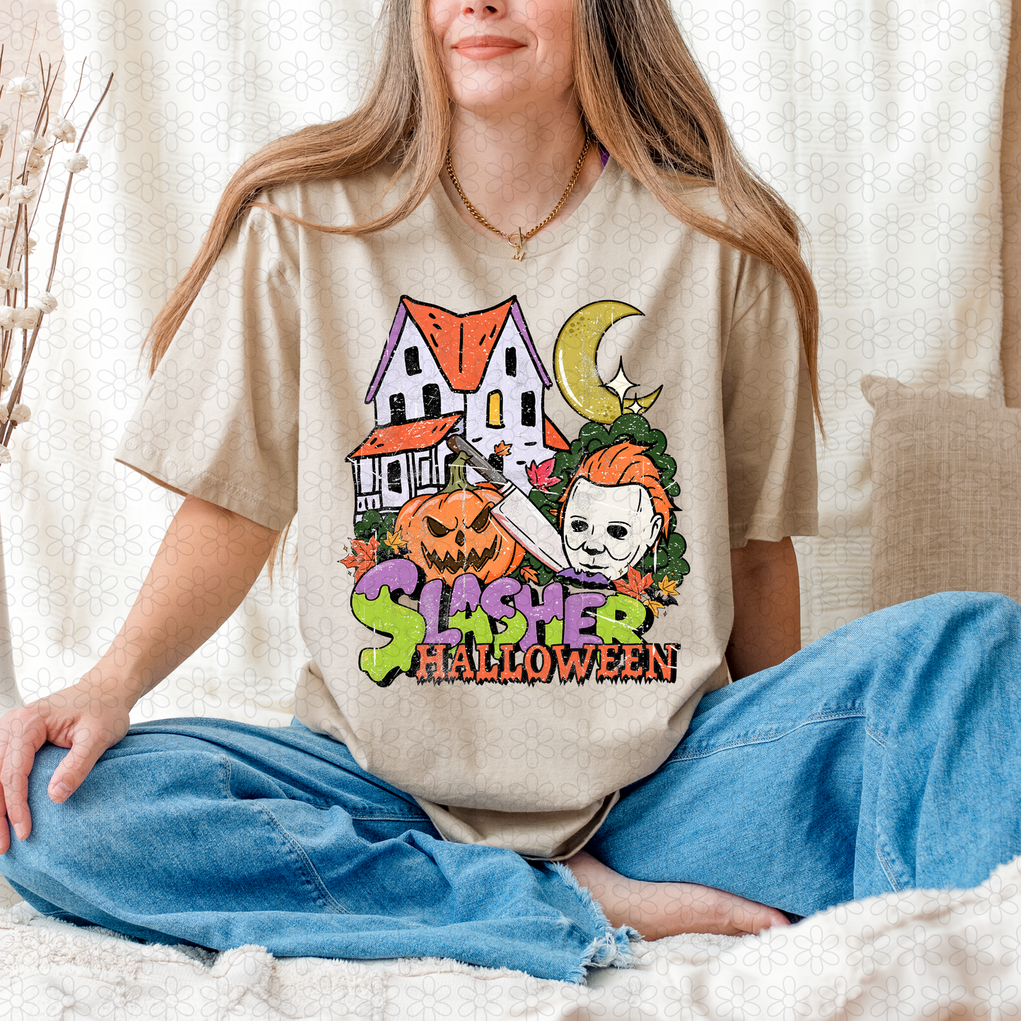 Slasher Halloween DTF Transfer