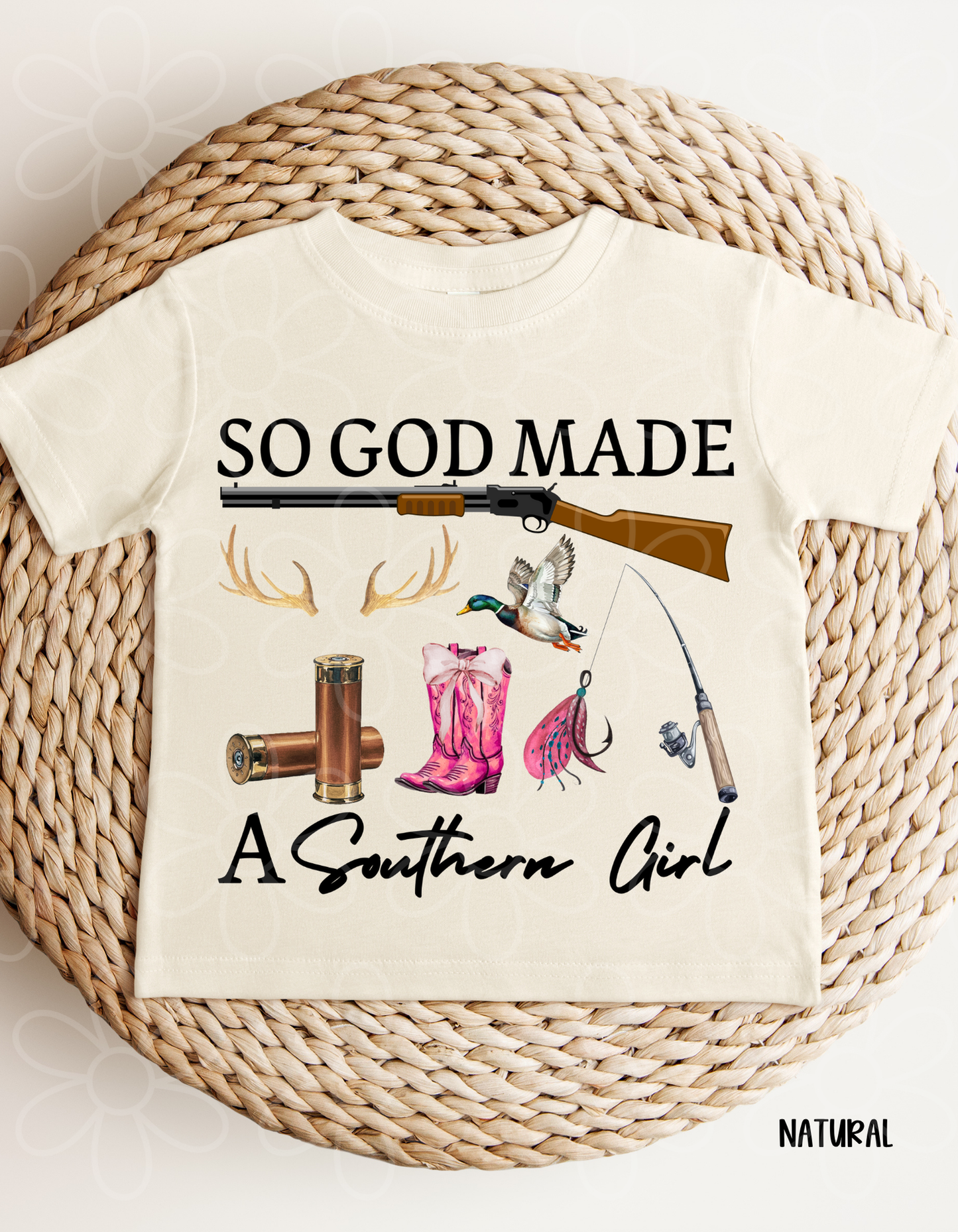 So God Made A Southern Girl DTF Transfer