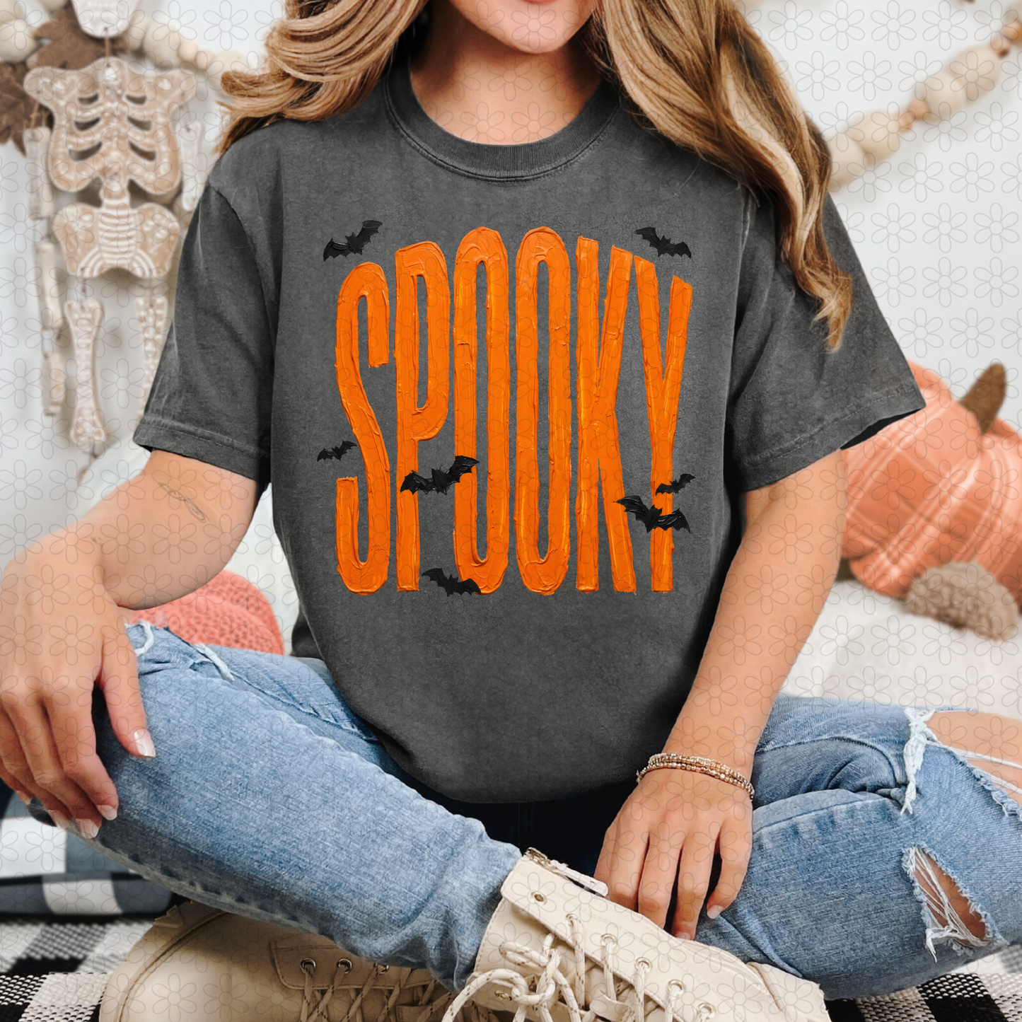 Spooky Bats DTF Transfer