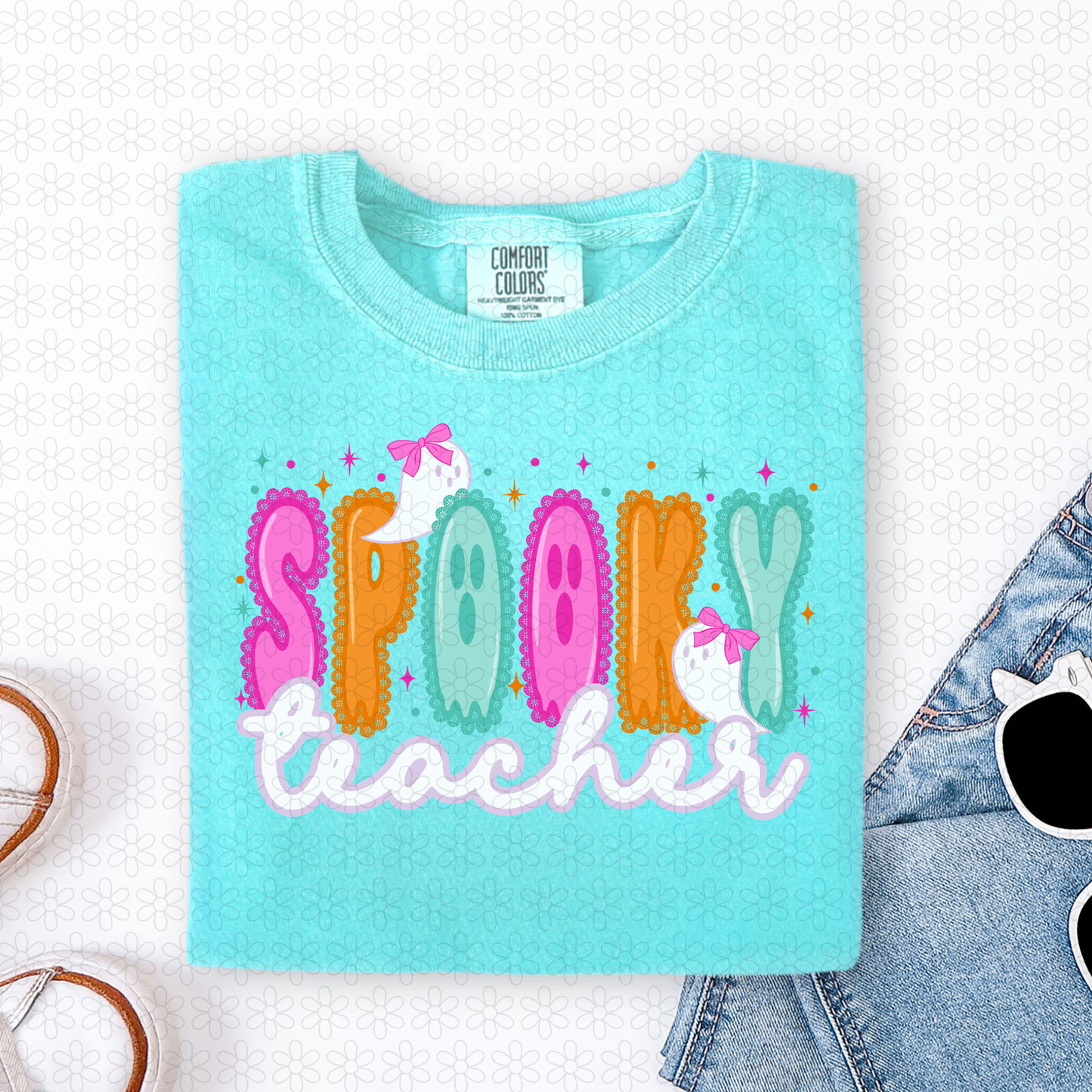 Spooky TEACHER DTF Transfer